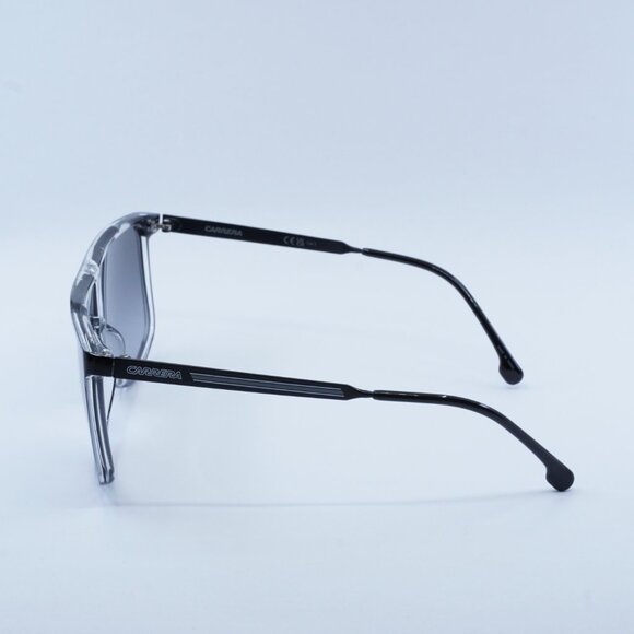 CARRERA 1056/S 080S 9O Sunglasses Black White Aviator Frame, Grey Lenses - Picture 8 of 10